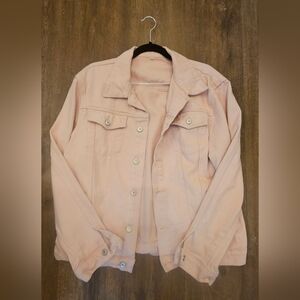Women's Pink Denim Jacket
